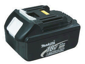 Der 3,0 Ah starke Lithium-Ionen Akku BL1830 von Makita Makita Akku BL1830