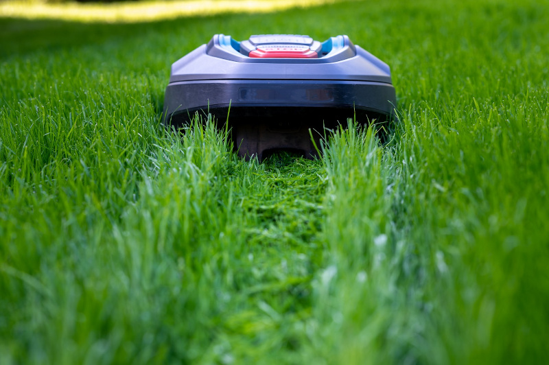 Rasenmähroboter im Einsatz Rasenmähroboter